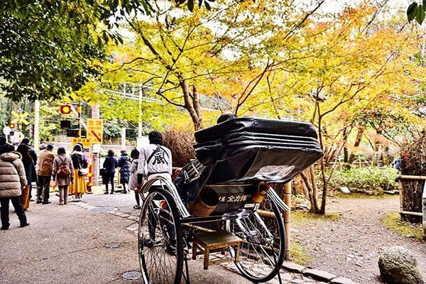 京都嵐山一日遊 嵐山小火車 嵐山商店街 人力車