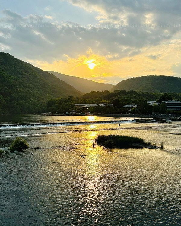京都嵐山一日遊 嵐山小火車 嵐山竹林 渡月橋