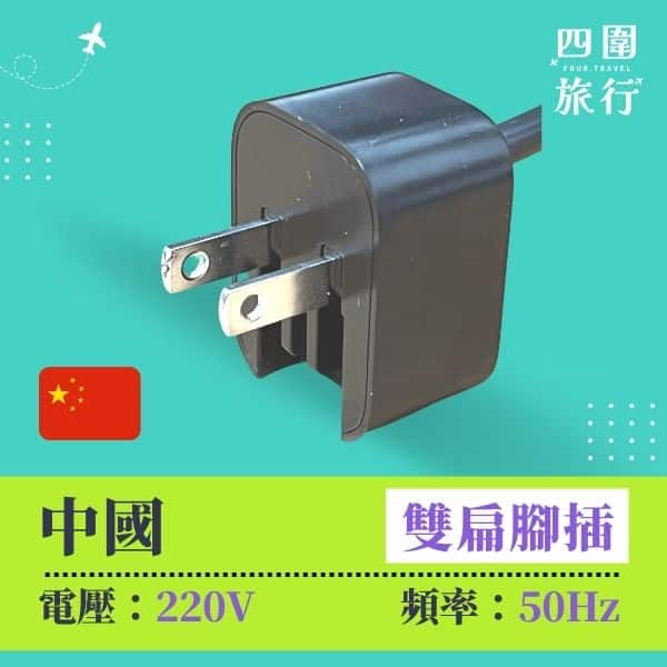 中國電壓 中國電制 中國插頭 旅行