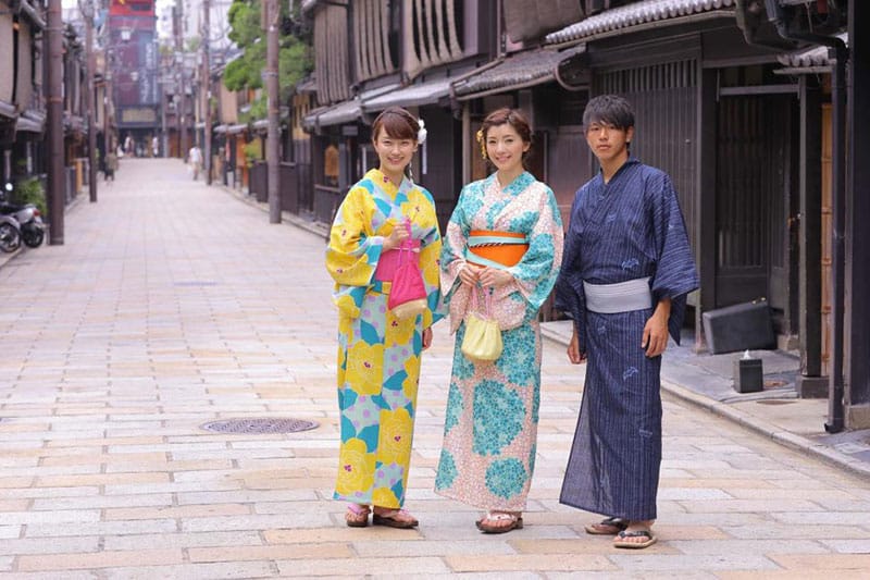 京都和服租借 和服體驗 京都和服店 四季櫻花