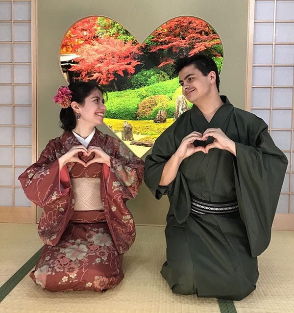 京都和服租借 和服體驗 京都和服店 Kimono-Tea-ceremony-KYOTO-MAIKOYA